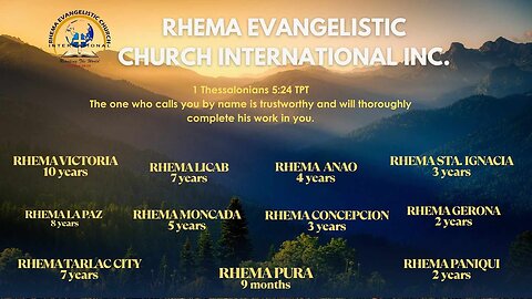 Tarlac 10th Anniversary | JUNE 22, 2025 | Afternoon Service