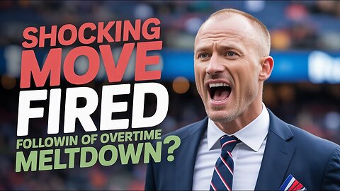 BILLS' SHOCKING Move: Sean McDermott FIRED Following Overtime Meltdown?