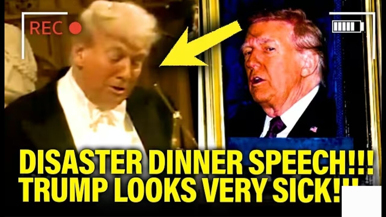 Trump has DISASTER SPEECH at UK DINNER as Trip GOES WRONG