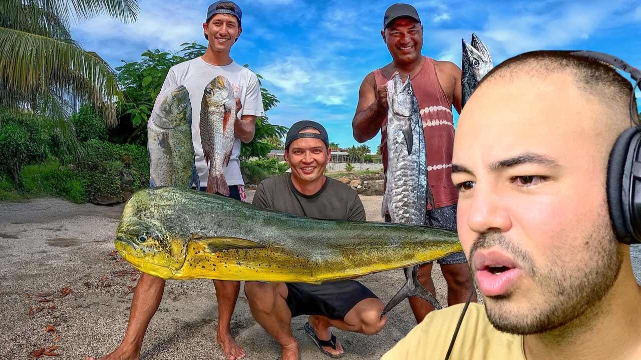 Dario reacts Hawaii HammaHs | 10 Days Spearfishing Remote Fiji Islands
