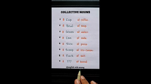 Collective Nouns | English Vocabulary Learning 👩‍🏫