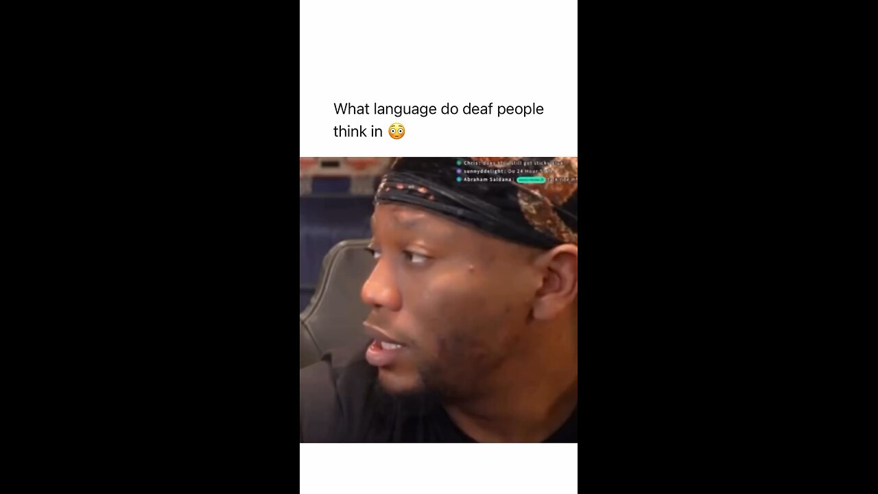 What language do deaf people think in 🥶😲