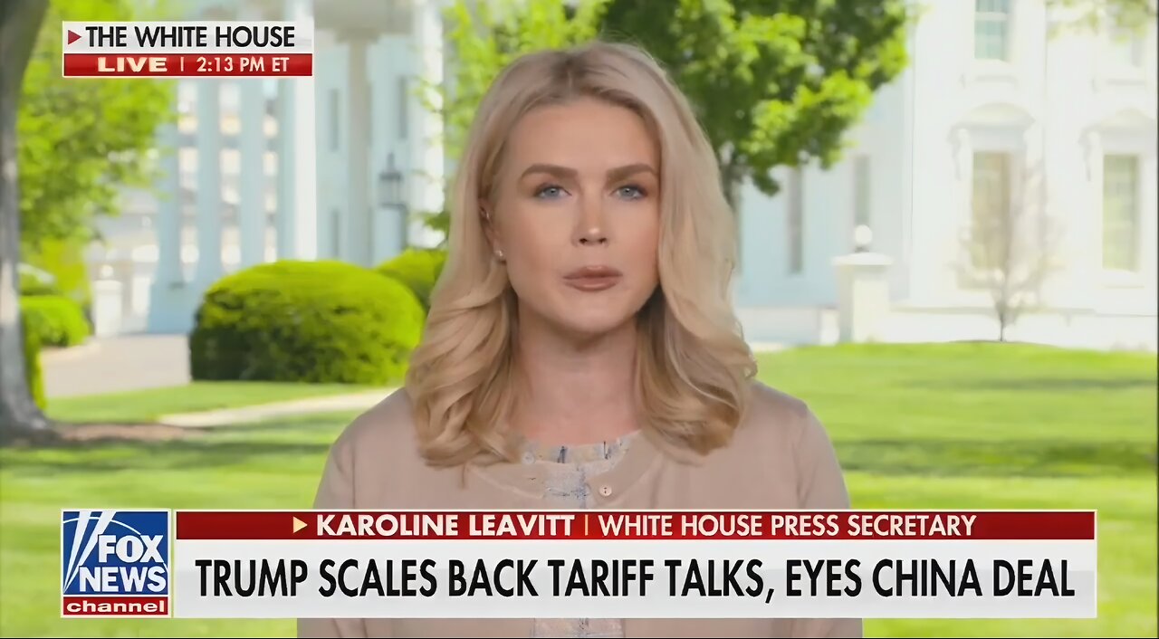 Karoline Leavitt: There Will Be No Unilateral Reduction In Tariffs Against China