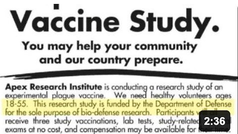 Merck Vaccines created in 1941 - US Biological Weapons Program