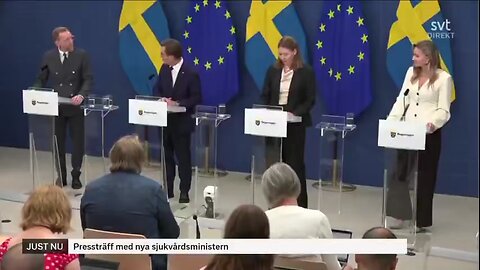 Dramatic Collapse: Sweden's Health Minister Faints During Live Press Conference