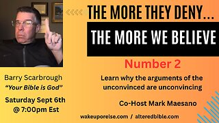 The more they deny...the more we believe #2 Barry Scarbrough