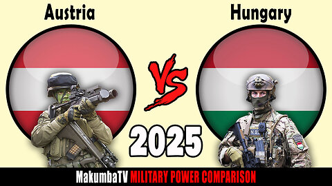 Austria vs Hungary 2025 | Military Power