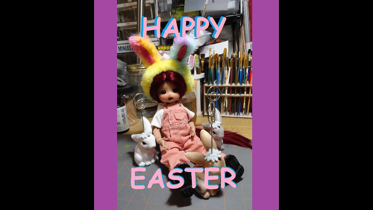 Easter Bunny Ears for your Doll