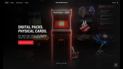GameStop - Push Start Arcade $1000 Diamond PowerPack Pull 🍻