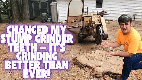 Changed My Stump Grinder Teeth — It’s Grinding Better Than Ever!
