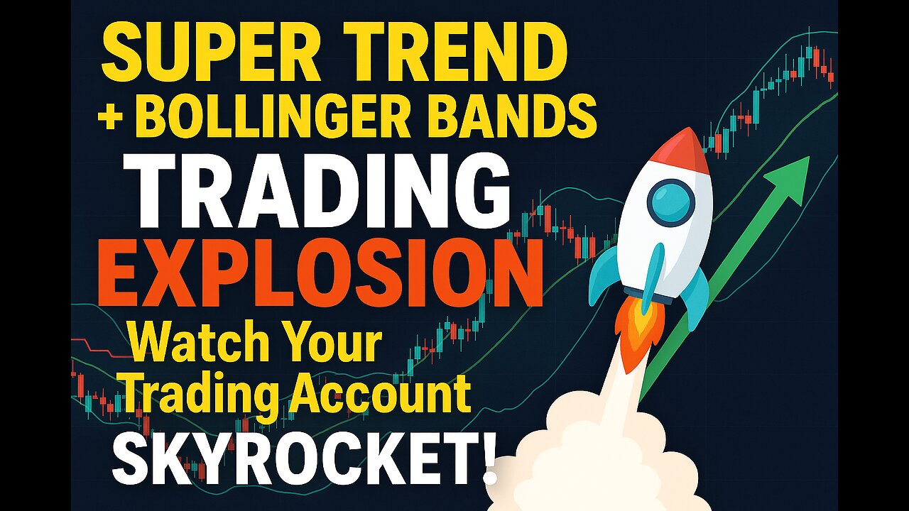 SUPER TREND + BOLLINGER BANDS TRADING EXPLOSION: Watch Your Trading Account SKYROCKET!