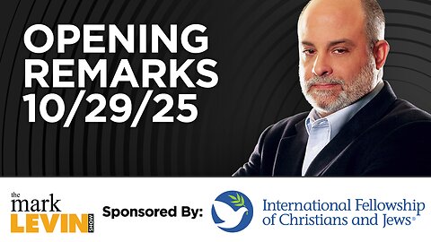 Mark's Opening Remarks - 10/29/25