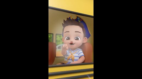 Wheels on the Bus with Brody | Bebefinn Nursery Rhyme #Shorts