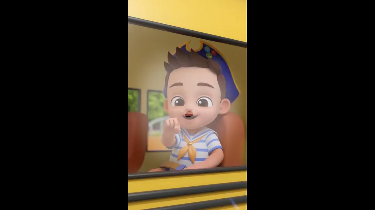 Wheels on the Bus with Brody | Bebefinn Nursery Rhyme #Shorts