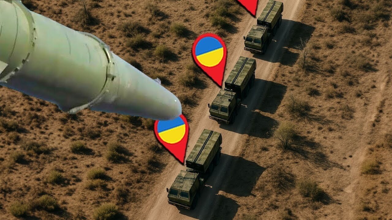 Iskander Missile Strike Obliterates Ukrainian Convoy