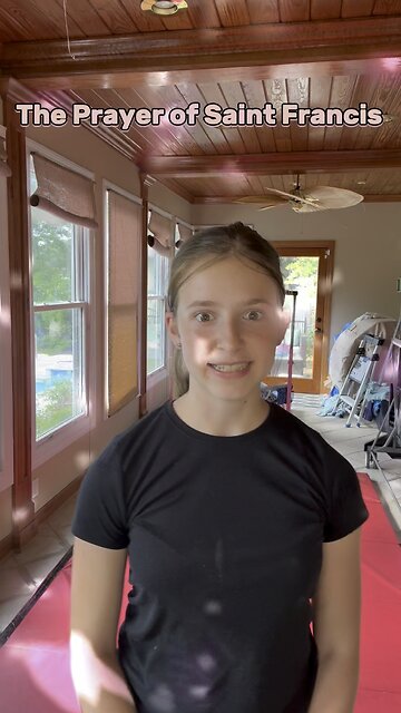 The Prayer of Saint Francis! #shorts