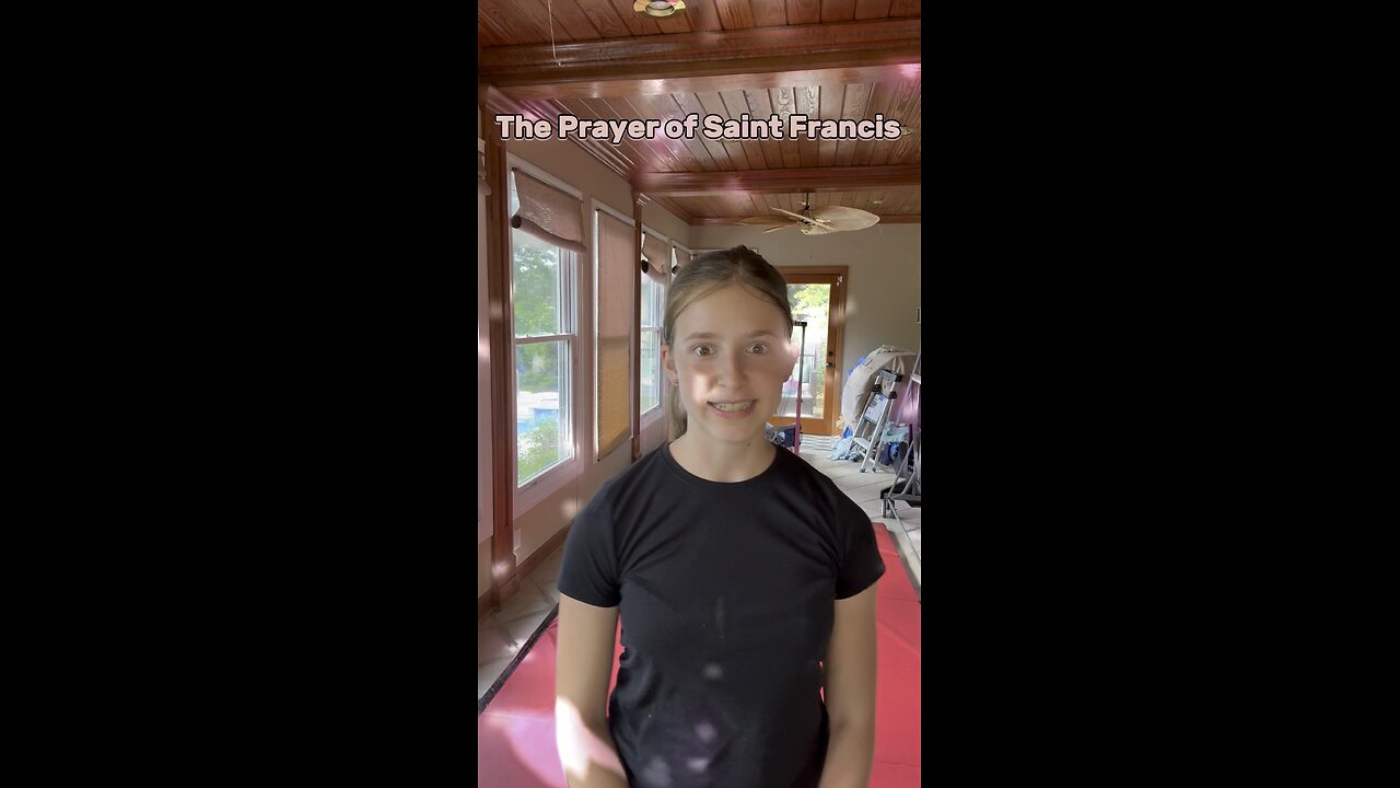 The Prayer of Saint Francis! #shorts