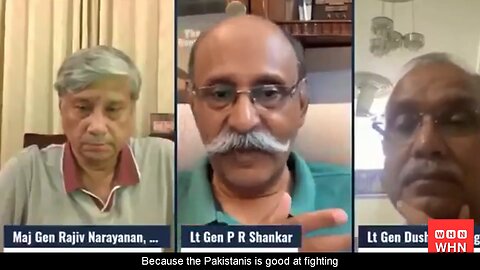 Retired Indian Lt Gen P. R. Shankar: "Pakistan too tough!"