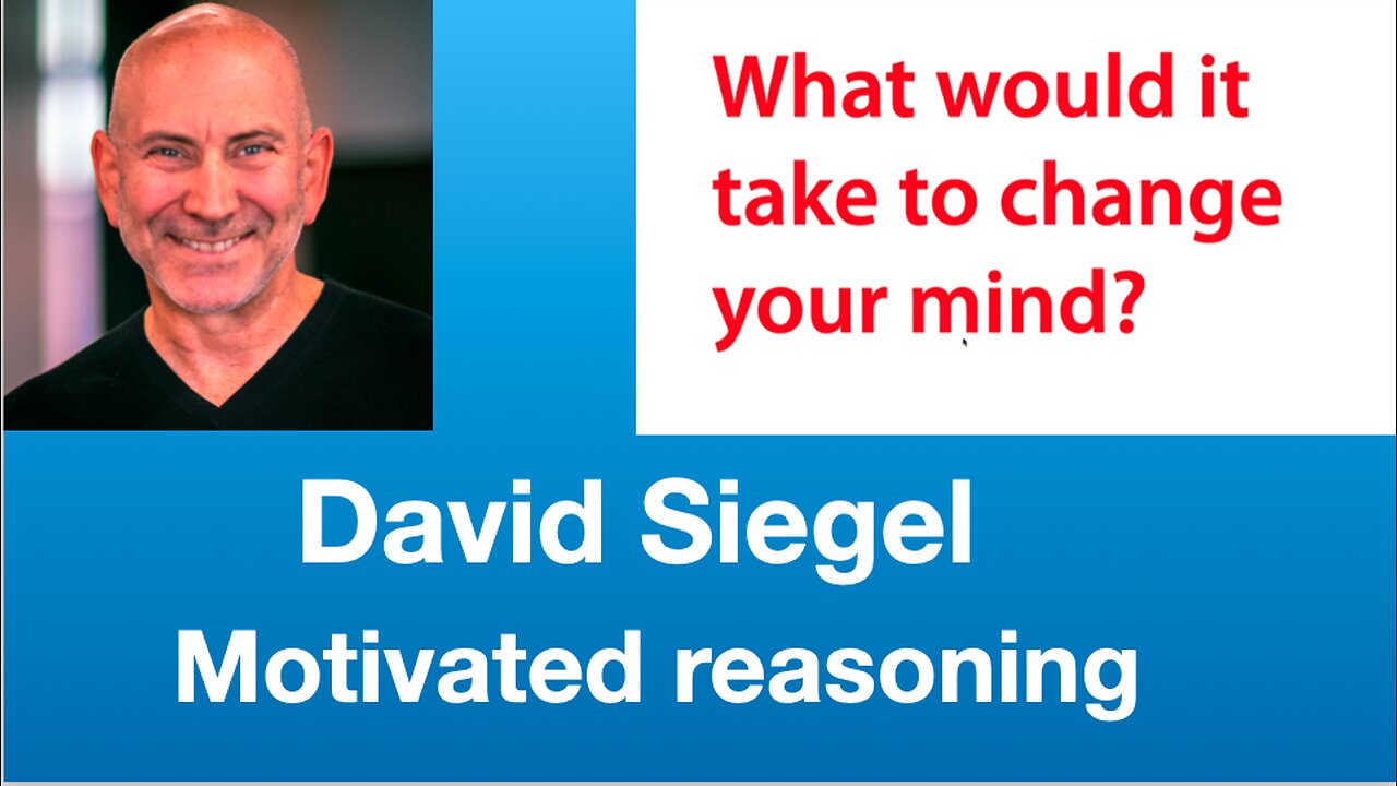 David Siegel: Comparative thinking and motivated reasoning | Tom Nelson Pod #295