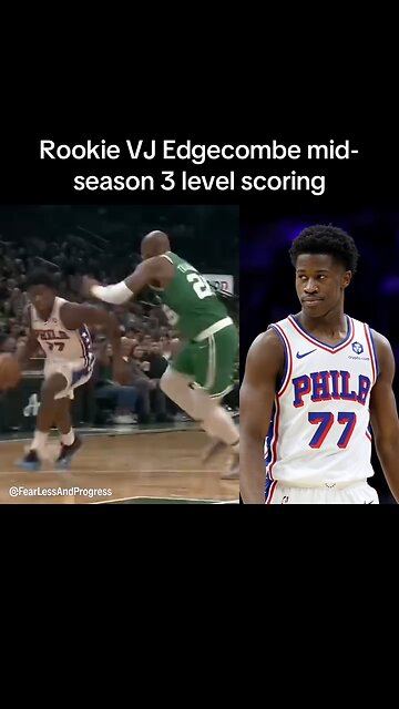 This kid is growing on me by the game… #vjedgecombe