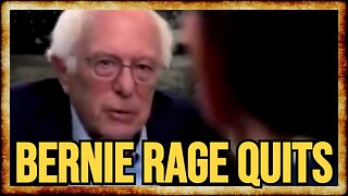 Bernie STORMS OUT Of Interview Over SOFTBALL Question