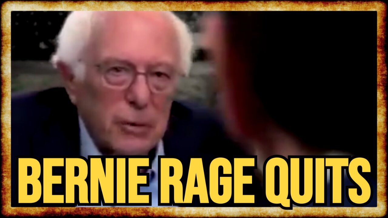 Bernie STORMS OUT Of Interview Over SOFTBALL Question