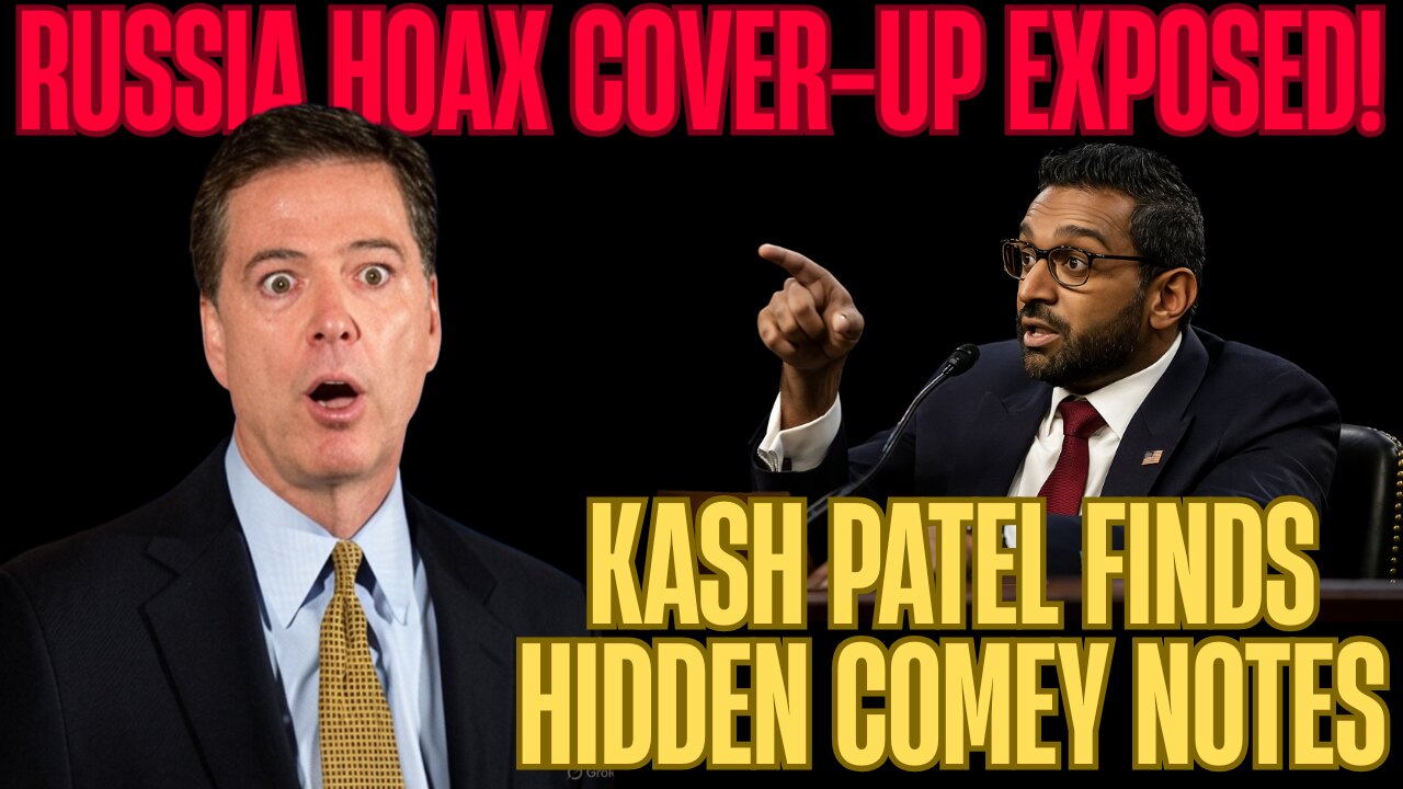 Kash Patel FINDS Comey’s Secret Room Inside the FBI: Hillary’s Russia Scam EXPOSED