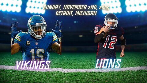 Minnesota Vikings @ Detroit Lions, Week 9, Diggin' Deeper Into the NFL