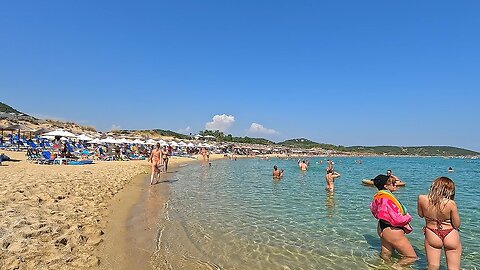🇬🇷 Fantastic Day at Kavala Beach 🏖 beach walk 