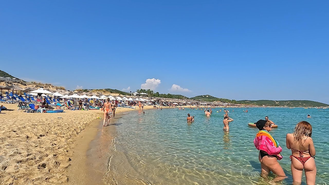 🇬🇷 Fantastic Day at Kavala Beach 🏖 beach walk