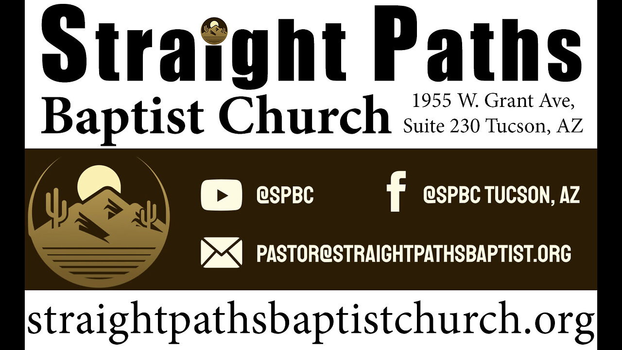 06.12.2025 Exodus 20 | The Ten Commandments | Pastor Corbin Ressl, Straight Paths Baptist Church