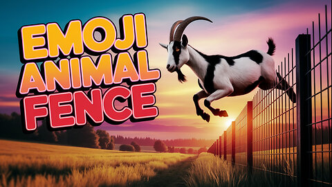"How Animals Get Over Fences (With Emojis!) – Funniest Moments!"