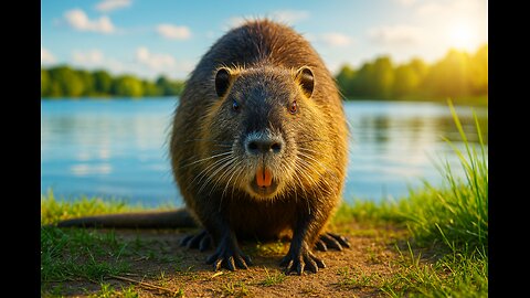Nutria 🐀😲 | I Couldn’t Believe It Came So Close! 🌿✨
