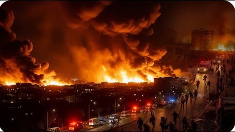 5 MINUTES AGO IRAN'S 18TH WAVE OF ATTACK ALL ISRAELI CITIZENS EVACUATED AT MIDNIGHT