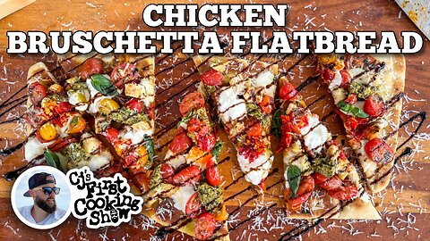 How to Make CJ's Chicken Bruschetta Flatbread | Blackstone Griddles