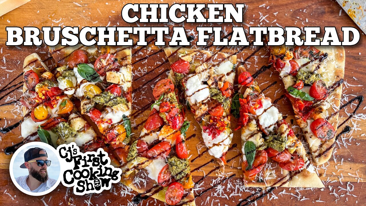 How to Make CJ's Chicken Bruschetta Flatbread | Blackstone Griddles