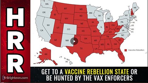 "Move to a Vaccine Rebellion State or Face Pursuit from Vaccine Enforcers"
