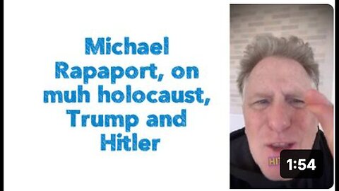 "Michael Rapaport Discusses Holocaust, Trump and Hitler"