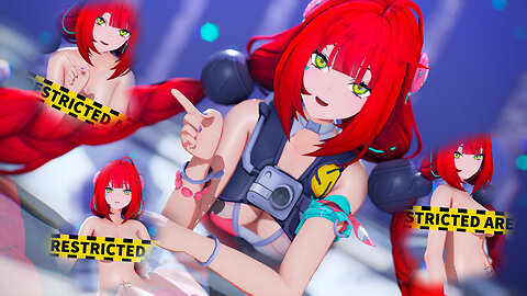 【MMD ZZZ 4K/60fps】《Ukinami Yuzuha (浮波柚葉)》~《IVE (아이브) - ELEVEN》