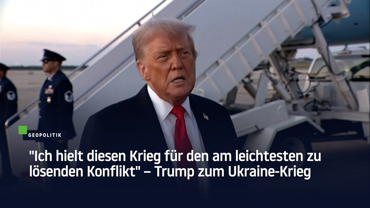 "Ich hielt diesen Krieg für den am leichtesten zu lösenden Konflikt" – Trump zum Ukraine-Krieg