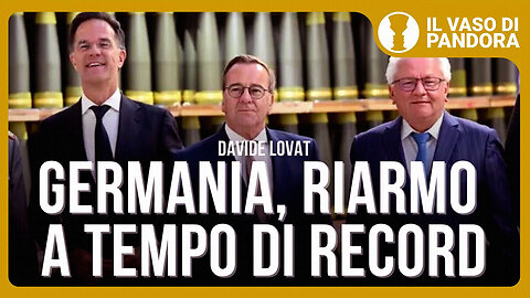 “IL VERO SIGNIFICATO DELLE PAROLE DI DRAGHI, MONTI E PRODI!! GERMANIA, RIARMO A TEMPO DI RECORD!!” =/|Intervista al ⭐POLITOLOGO, ATTIVISTA POLITICO E SCRITTORE 🛑CATTOLICO⭐ Davide LOVAT|\=