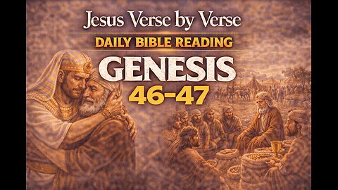 📖 Bible in a Year - Day 28: Genesis 46–47 (God Brings Israel to Egypt, and Provides Through Joseph)