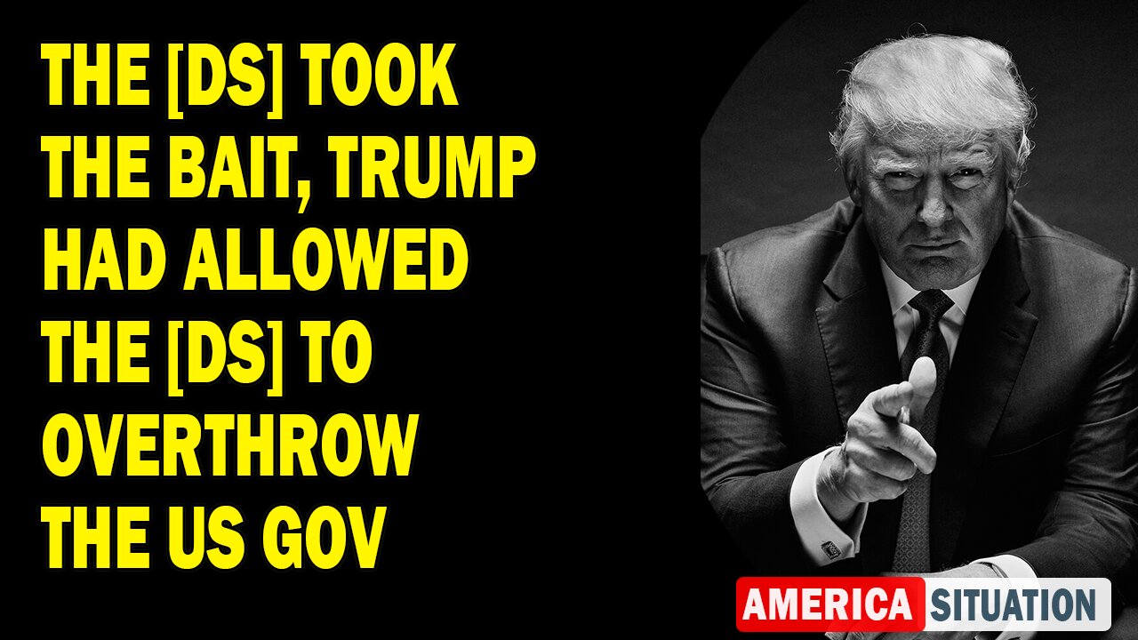 X22 Report Huge Intel: The [DS] Took The Bait, Trump Had Allowed The [DS] To Overthrow The US Gov