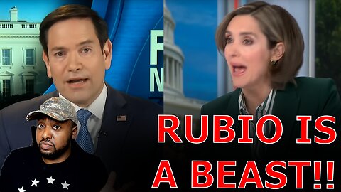 Marco Rubio CALMLY SCHOOLS WOKE CBS Anchor Asking Stupid Questions Over And Over Again!