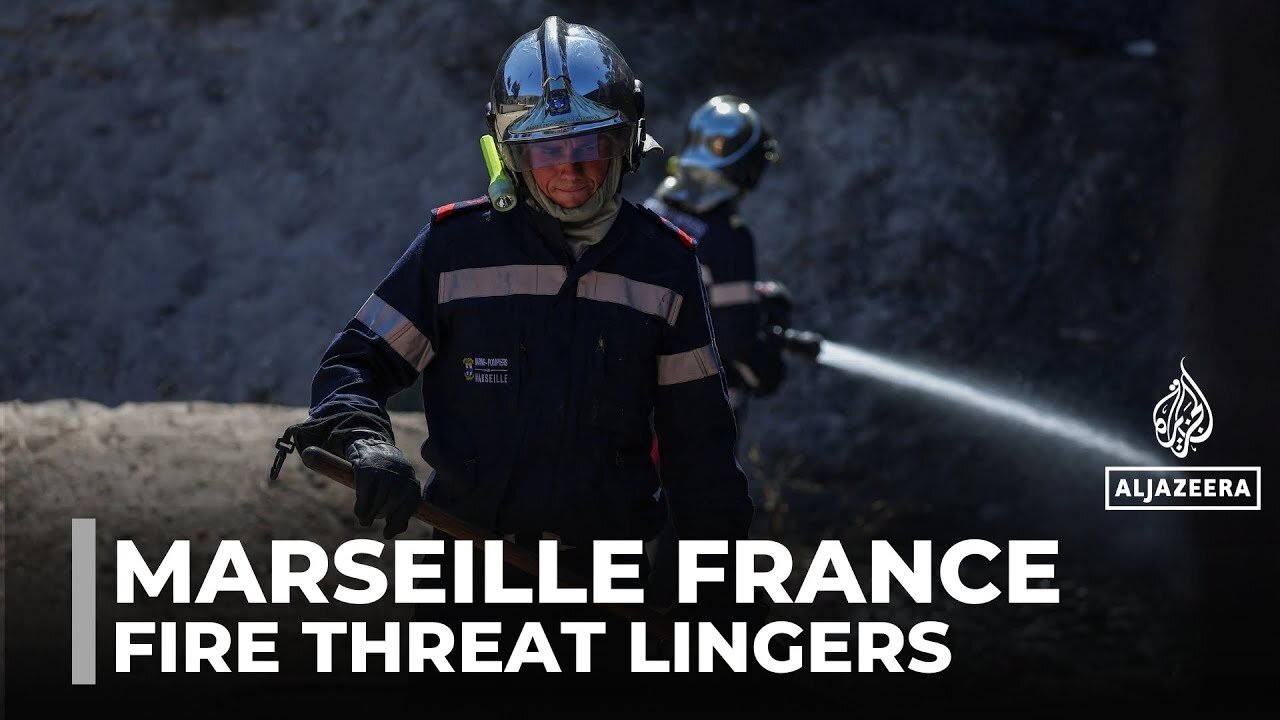 Wildfire near Marseille under control but risks remain