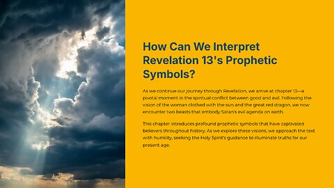 Ibyahishuwe 13: Inyamaswa Igiye Kuva mu Nyanja