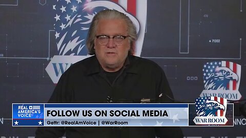 BANNON: Let's Just Make Sure The Democrats Understand Something. NEVER AGAIN WILL WE ALLOW AN ELECTION TO BE STOLEN! We're Not Going To Allow Our Country To Be Destroyed Because You Can't Get Legitimate Citizens To Vote For You