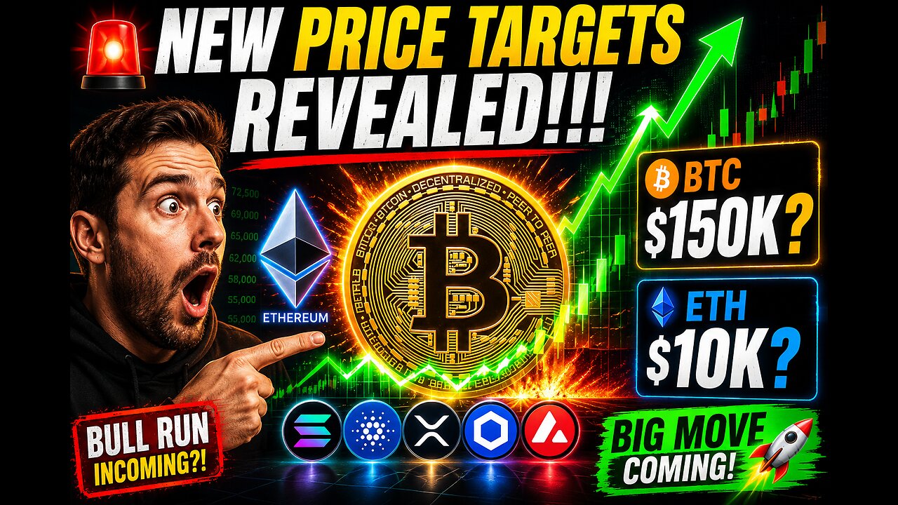 New Price Targets Revealed!!! - Bitcoin News Today, Ethereum & Altcoins