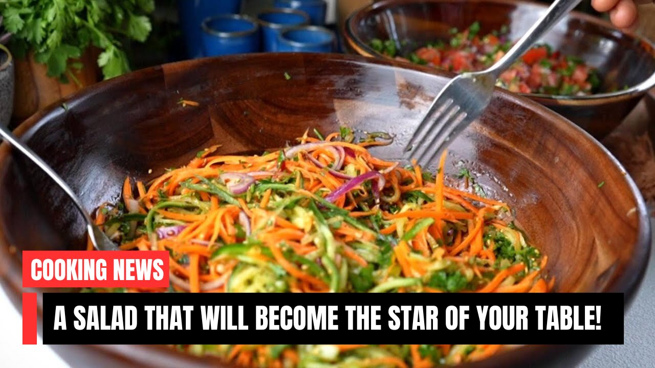 A salad that will become the star of your table! 🍅🧀 No holiday without this salad!