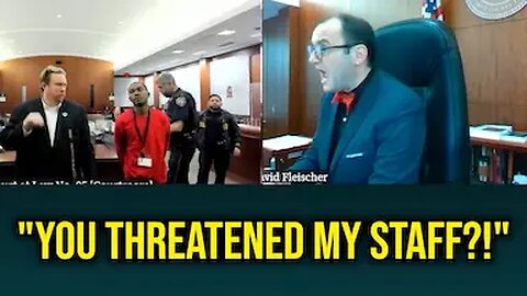 Judge FURIOUS That Man Threatened His Court Staff